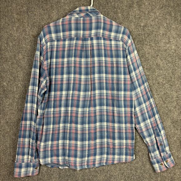 Johnnie-O Surflannel Shirt Mens Size M Plaid Flannel Long Sleeve Casual - Picture 2 of 8